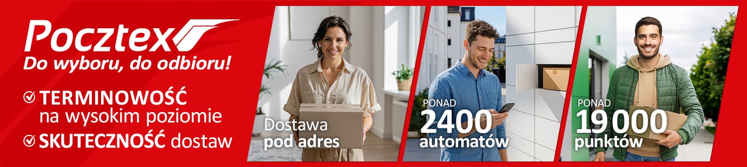 Pocztex: dostawa pod adres, ponad 2400 automatow i ponad 19000 punktow odbioru w Polsce